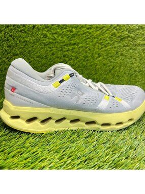 On Cloudsurfer 2 Womens Size 7 Gray Yellow Athletic Running Shoes Sneakers